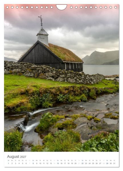 Produktbild: F&oslash;royar - Faroe Islands - F&auml;r&ouml;er Inseln (Wandkalender 2027 DIN A4 hoch), CALVENDO Monatskalender