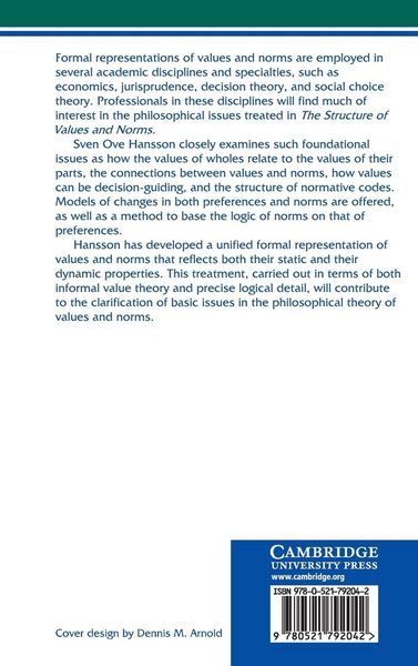 Produktbild: The Structure of Values and Norms