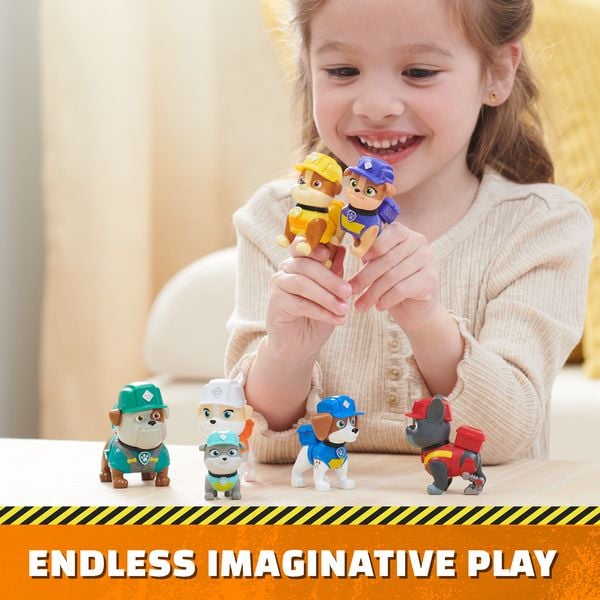Rubble & Crew - Spielfiguren-Geschenkset mit 7 Hundefiguren zum Sammeln