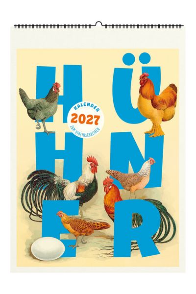 Produktbild: H&uuml;hner. Wandkalender 2027