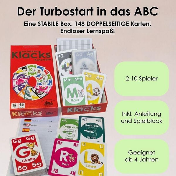 Produktbild: Buchstaben Klacks &ndash; Das ABC spielerisch entdecken
