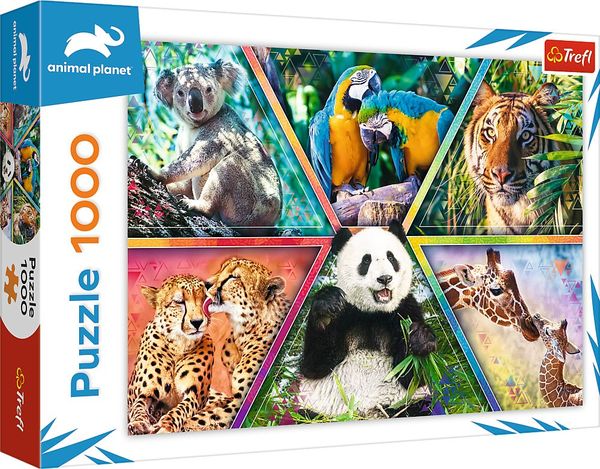 Trefl - Puzzle - Königreich der Tiere, 1000 Teile