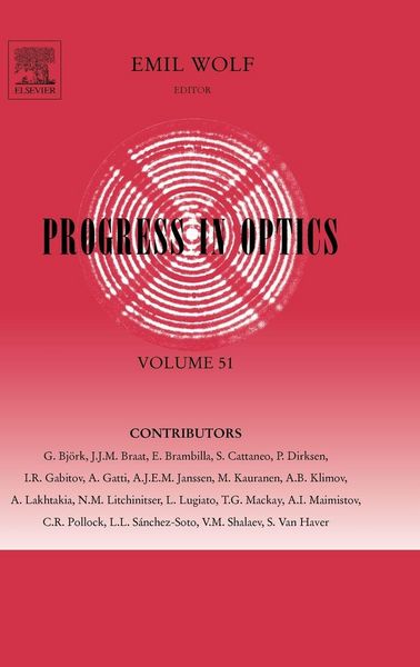 Produktbild: Progress in Optics