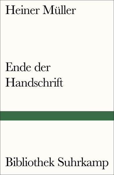 Produktbild: Ende der Handschrift