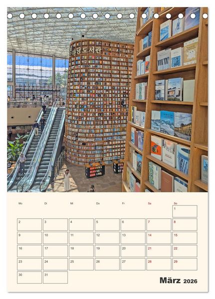 Produktbild: Entdecke Seoul (Tischkalender 2026 DIN A5 hoch), CALVENDO Monatskalender