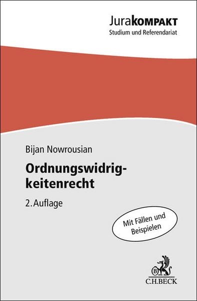 Produktbild: Ordnungswidrigkeitenrecht