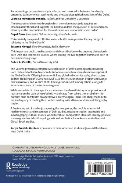 Produktbild: Subalternities in India and Latin America