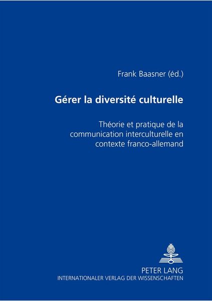 Produktbild: G&eacute;rer la diversit&eacute; culturelle