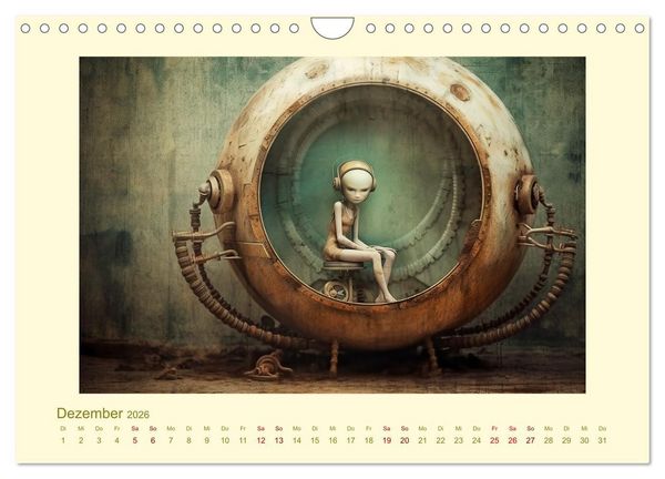 Produktbild: Surreale Alienwelt (Wandkalender 2026 DIN A4 quer), CALVENDO Monatskalender
