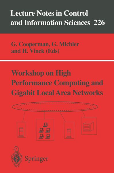 Produktbild: Workshop on High Performance Computing and Gigabit Local Area Networks