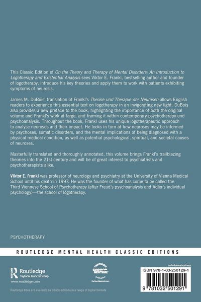 Produktbild: On the Theory and Therapy of Mental Disorders