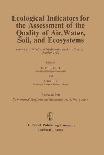 Produktbild: Ecological Indicators for the Assessment of the Quality of Air, Water, Soil, and Ecosystems