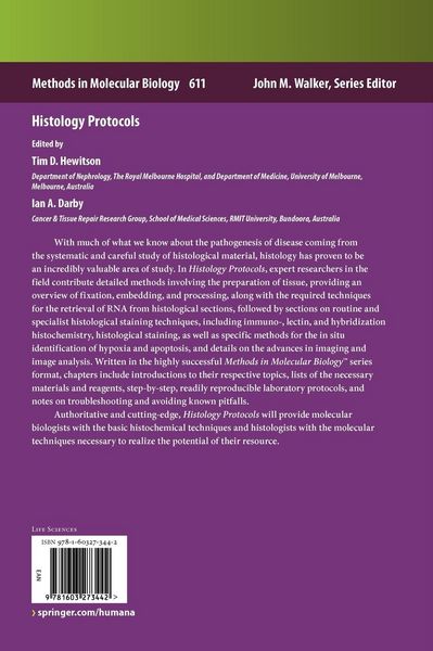 Produktbild: Histology Protocols