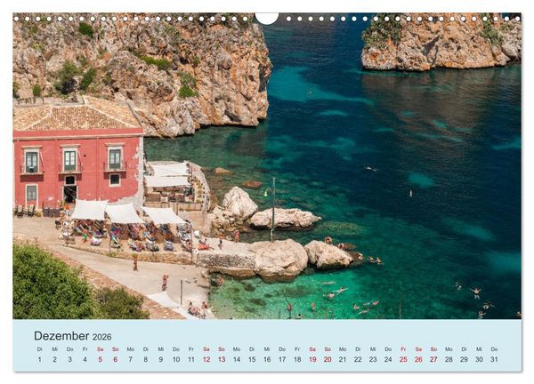 Produktbild: Sizilien &ndash; Die Insel, auf der es keinen Winter gibt (Wandkalender 2026 DIN A3 quer), CALVENDO Monatskalender