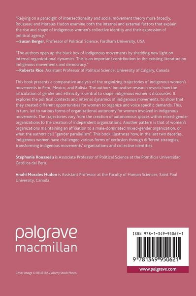 Produktbild: Indigenous Women&rsquo;s Movements in Latin America