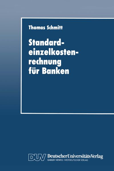 Produktbild: Standardeinzelkostenrechnung f&uuml;r Banken