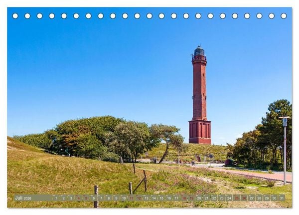 Produktbild: NORDERNEY - Meine Liebe zur Nordseeinsel (Tischkalender 2026 DIN A5 quer), CALVENDO Monatskalender