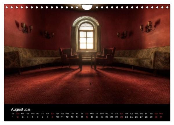 Produktbild: Lost Places - Beauty of decay (Wall Calendar 2026 DIN A4 landscape), CALVENDO 12 Month Wall Calendar