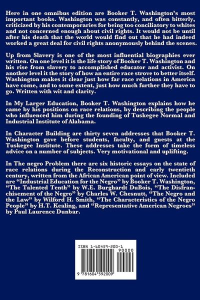 Produktbild: The Booker T. Washington Reader (an African American Heritage Book)
