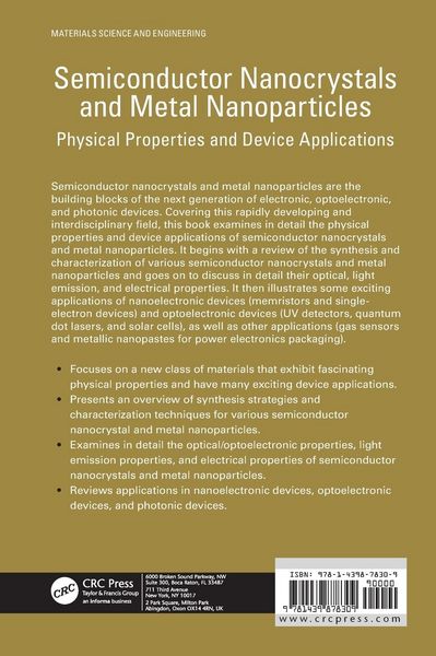 Produktbild: Semiconductor Nanocrystals and Metal Nanoparticles