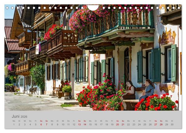 Produktbild: Garmisch-Partenkirchen Werdenfelser Land (Wandkalender 2026 DIN A4 quer), CALVENDO Monatskalender