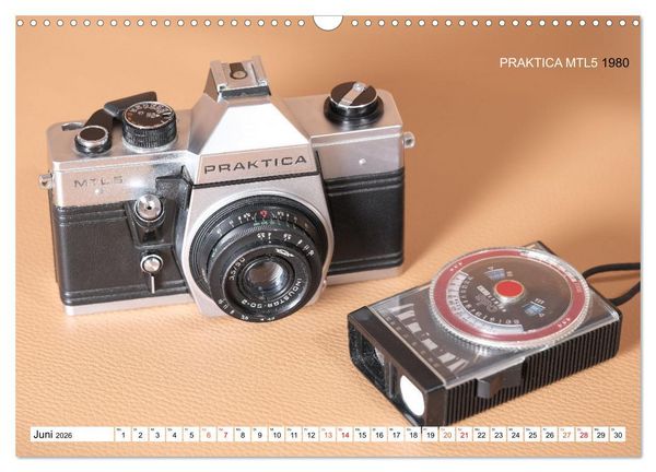 Produktbild: Spiegelreflexkameras der 1950er-1980er Jahre (Wandkalender 2026 DIN A3 quer), CALVENDO Monatskalender