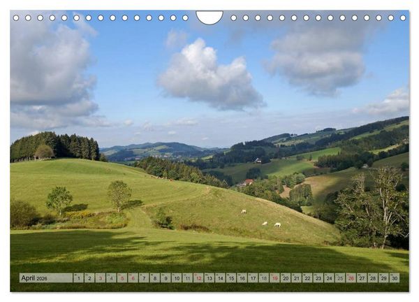 Produktbild: S&uuml;dschwarzwald - Impressionen (Wandkalender 2026 DIN A4 quer), CALVENDO Monatskalender