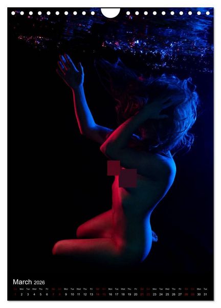Produktbild: Underwater Erotic Shapes (Wall Calendar 2026 DIN A4 portrait), CALVENDO 12 Month Wall Calendar