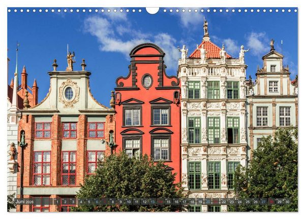 Produktbild: Sehenswertes Danzig (Wandkalender 2026 DIN A3 quer), CALVENDO Monatskalender