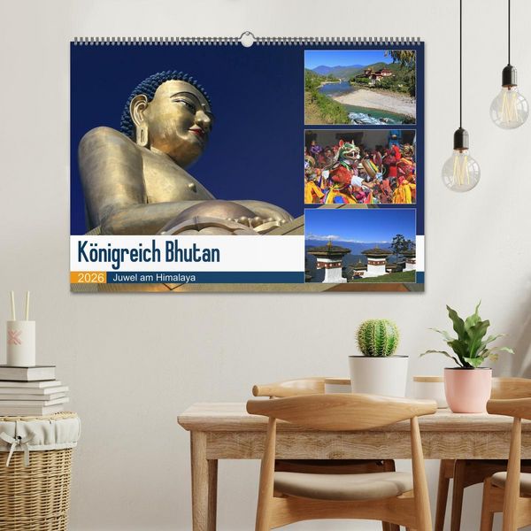 Produktbild: K&ouml;nigreich Bhutan - Juwel am Himalaya (Wandkalender 2026 DIN A2 quer), CALVENDO Monatskalender