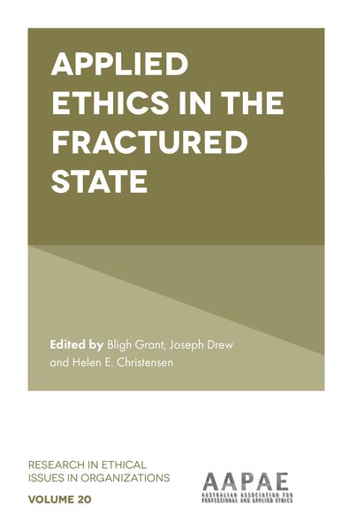 Produktbild: Applied Ethics in the Fractured State