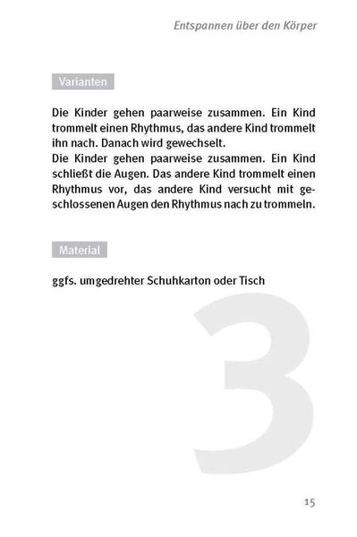 Produktbild: Die 50 besten Spiele zum Durchatmen und Entspannen für 6- bis 10-Jährige