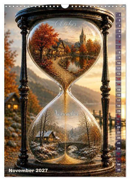 Produktbild: Zeit der Jahreszeiten (Wandkalender 2027 DIN A3 hoch), CALVENDO Monatskalender