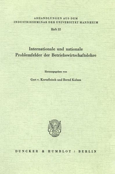 Produktbild: Internationale und nationale Problemfelder