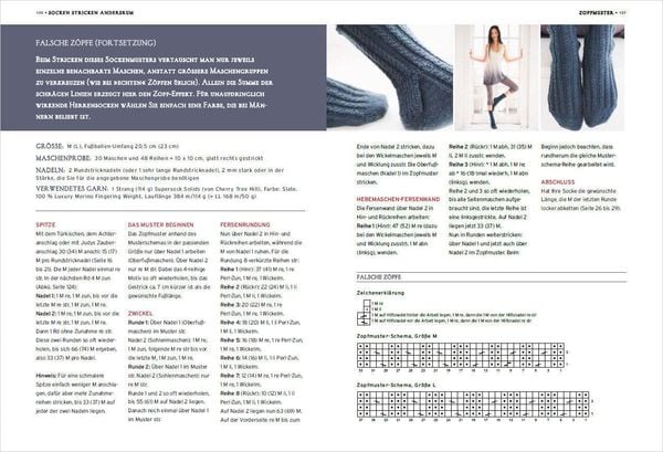 Socken stricken andersrum - Von der Spitze zum Bündchen. Die geniale Methode für passgenaues Stricken