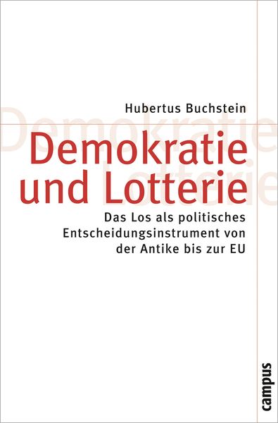 Produktbild: Demokratie und Lotterie