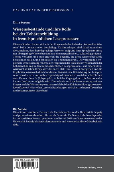 Produktbild: Wissensbestaende und ihre Rolle bei der Kohaerenzbildung in fremdsprachlichen Leseprozessen