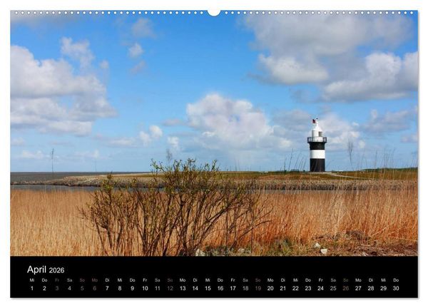 Produktbild: Leuchtturm "Kleiner Preu&szlig;e" (Wandkalender 2026 DIN A2 quer), CALVENDO Monatskalender