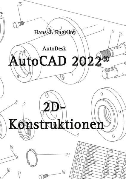 Produktbild: AutoCAD 2022 2D-Konstruktionen
