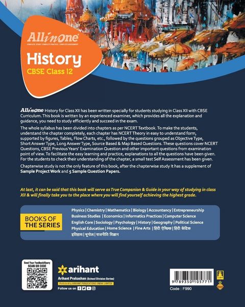 Produktbild: All In One Class 12th History for CBSE Exam 2024