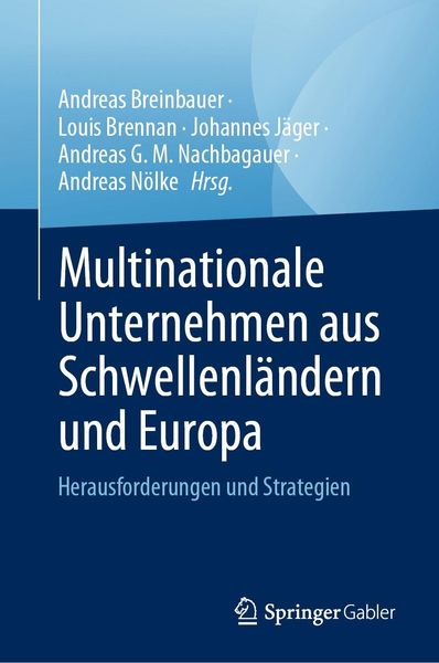 Produktbild: Multinationale Unternehmen aus Schwellenl&auml;ndern und Europa