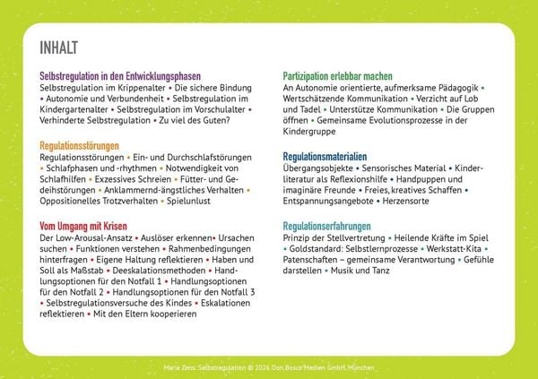 Produktbild: Selbstregulation: Emotionale Entwicklung von Kindern begleiten