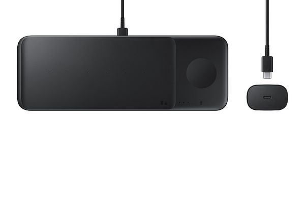 Produktbild: SAMSUNG IM Wireless Charger Trio Pad, Schwarz