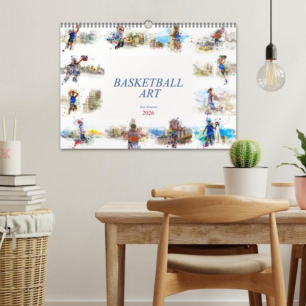 Produktbild: Basketball Art (Wandkalender 2026 DIN A3 quer), CALVENDO Monatskalender
