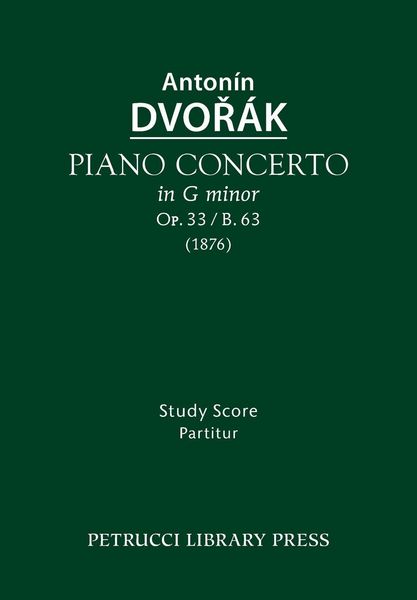 Produktbild: Piano Concerto, Op.33 / B.63