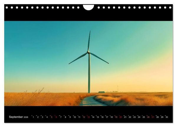 Produktbild: Puristische Landschaften (Wandkalender 2026 DIN A4 quer), CALVENDO Monatskalender