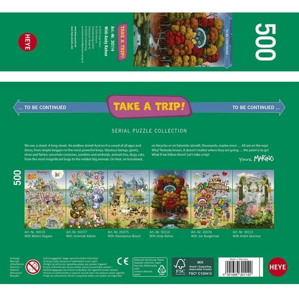 Produktbild: WITH ANDY KEHOE, HEYE Puzzle von Andy Kehoe