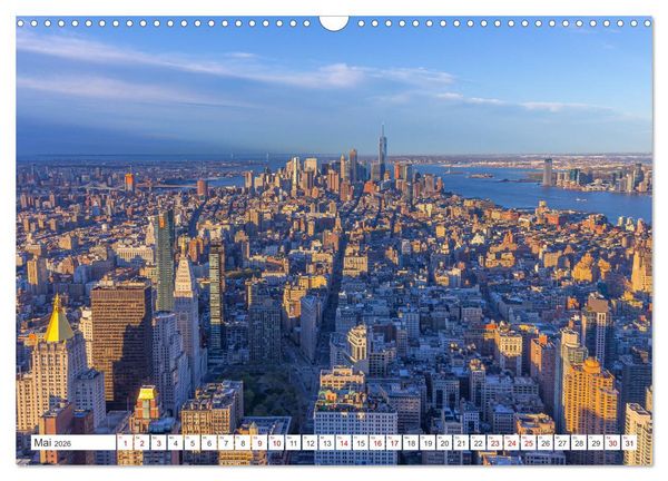 Produktbild: New York City Manhattan Perspektiven (Wandkalender 2026 DIN A3 quer), CALVENDO Monatskalender