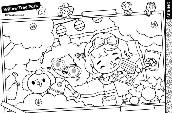 Produktbild: Toca Boca Dream Life Colouring Book