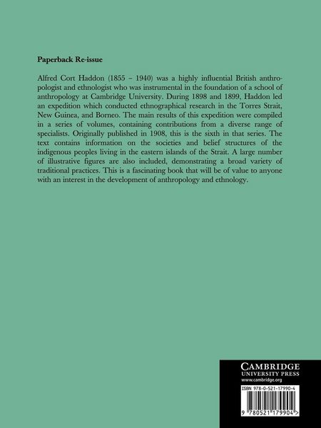 Produktbild: Reports of the Cambridge Anthropological Expedition to Torres Straits